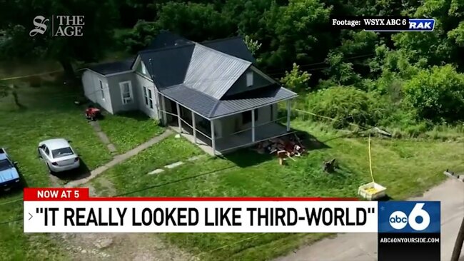 Ohio 'house of horrors' where sixteen children were living in one room