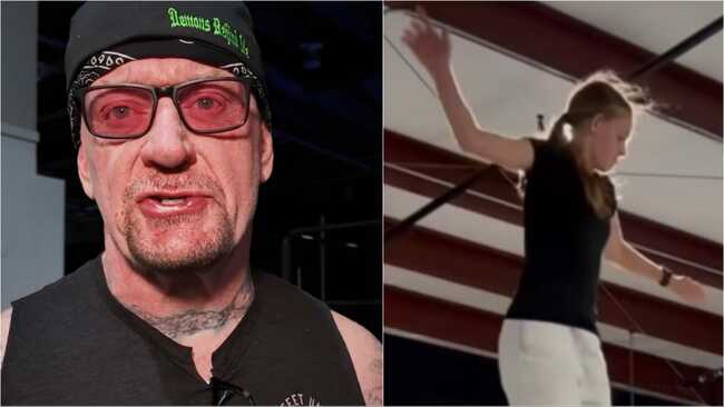 WATCH: The Undertaker’s daughter spotted training at the Performance Center