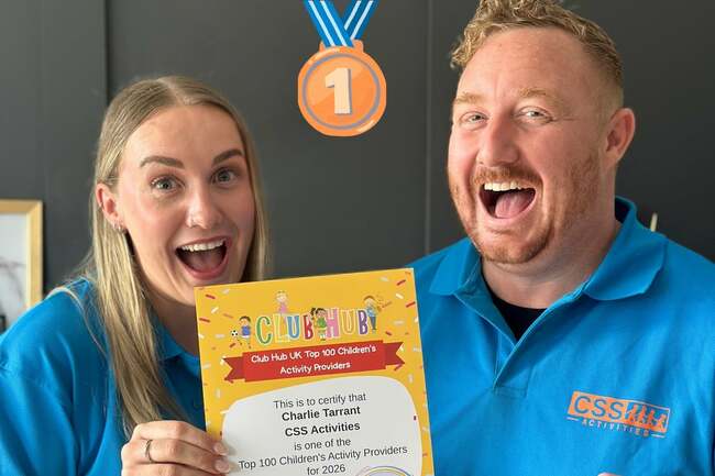 Family-run West Sussex business named UK's No.1 children's activity provider