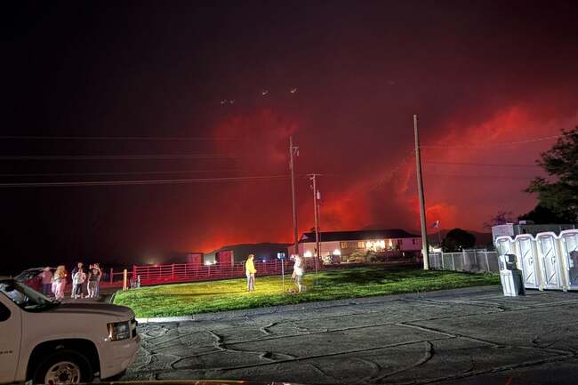 Evacuation orders across five states as wildfires rage into Fourth of July weekend