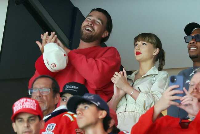 "Most embarrassing fandom," "Bunch of FREAKS": NFL fans react as Taylor Swift fans begin singalong party outside MSG amid Travis Kelce wedding