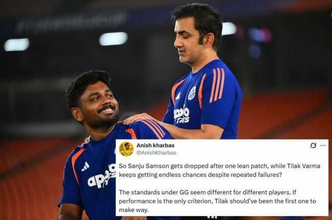 "Standards under GG seem different for different players" - Fans slam Team India management for dropping Sanju Samson in ENG vs IND 2026 2nd T20I