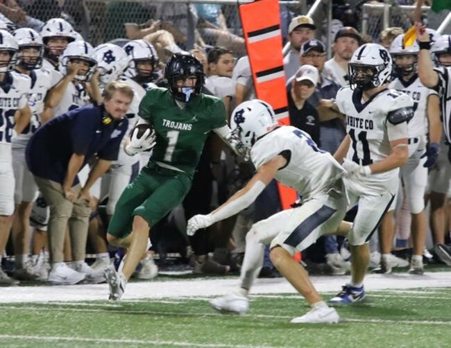 High school football: North Hall's Cole Cable gives Division-I commitment