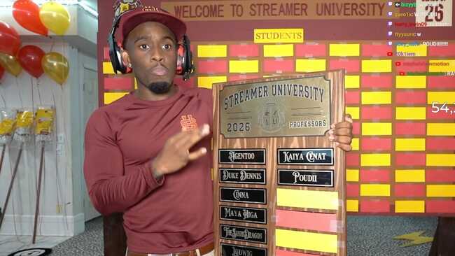 Streamer University 2026: List of professors and students revealed