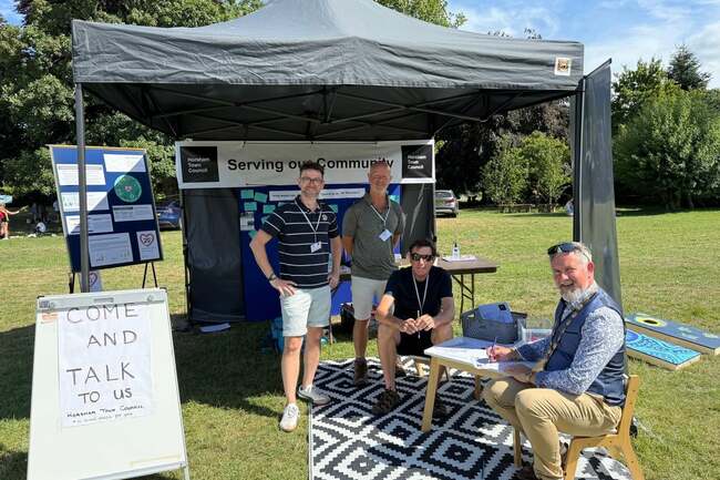 Horsham Town Council attends Rotary Funday Sunday Event in Horsham Park