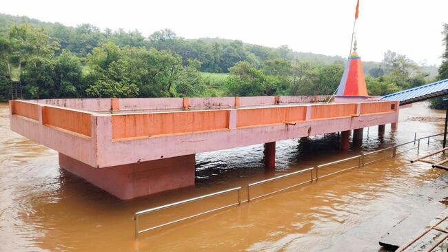 Water levels in Krishna, other rivers rising due to heavy rain in Maharashtra