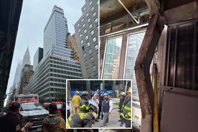 NYC Midtown building evacuated over collapse fears is riddled with prior ‘safety’ issues: records