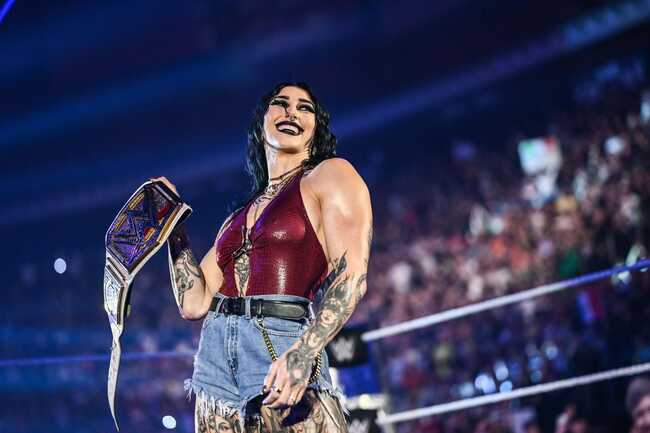 UPDATE: Rhea Ripley shares emotional reaction to CM Punk's WWE Championship win 