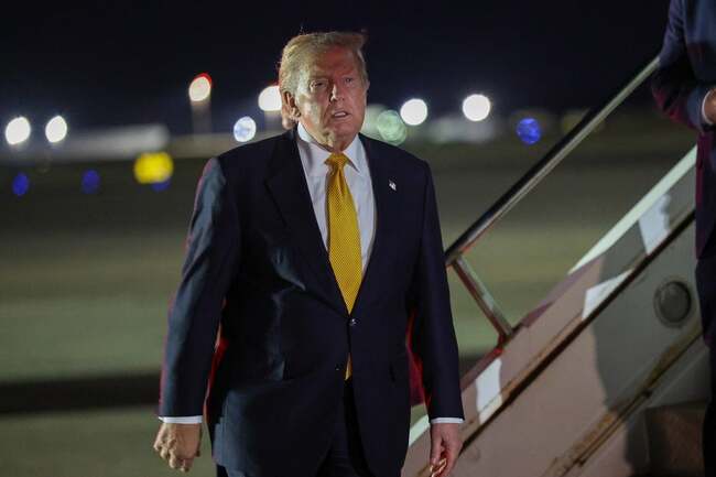 Trump says Platner is ‘in a bind’ after sexual assault allegations but it depends ‘if you believe the woman’