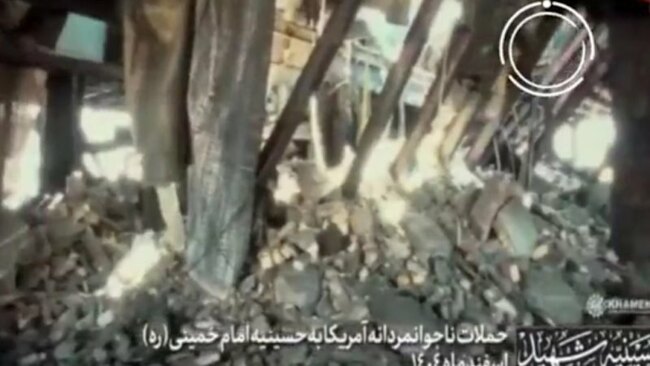 Aftermatch of US strike on slain supreme leader's office