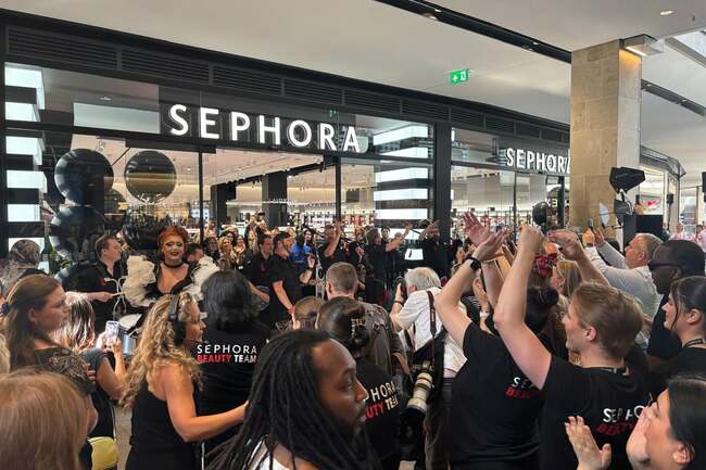 Shoppers snake through Edinburgh's St James Quarter as first Scottish Sephora store opens