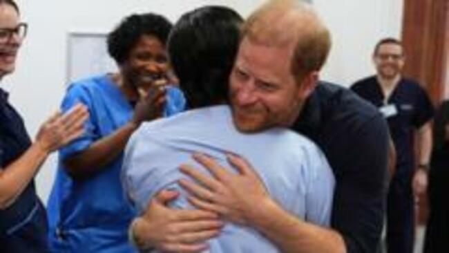 Prince Harry gets UK trip back on track with hospital visit