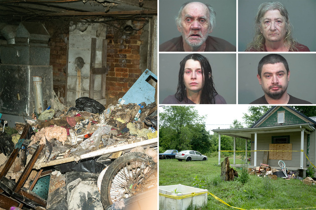 Inside the Ohio house of horrors where 16 ‘feral’ kids were rescued — stomach-churning pics reveal filthy, inhumane conditions