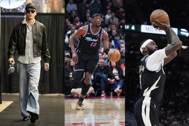 "Assaulting spree for Bam today", "Bam is violent" - NBA Fans Lose It Over Bam Adebayo's Friendly Scuffle With Bobby Portis Amid Tyler Herro Drama