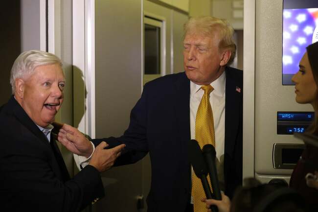 Lindsey Graham was booked for Meet the Press. Trump jumped in after he died for revealing interview