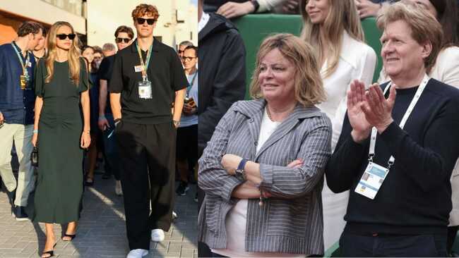 Jannik Sinner's girlfriend Laila & mother Siglinde steal the show: Diamond necklace, warm embrace & adorable call-out after Wimbledon final