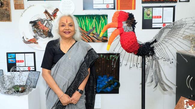 Kalyani Pramod’s upcoming Chennai exhibition turns waste into art inspired by endangered species