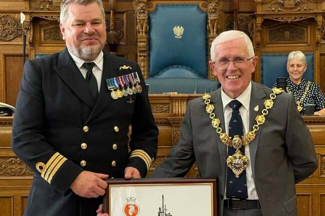 Blackpool strengthens Royal Navy links with affiliation agreement with HMS Achilles during Armed Forces Week
