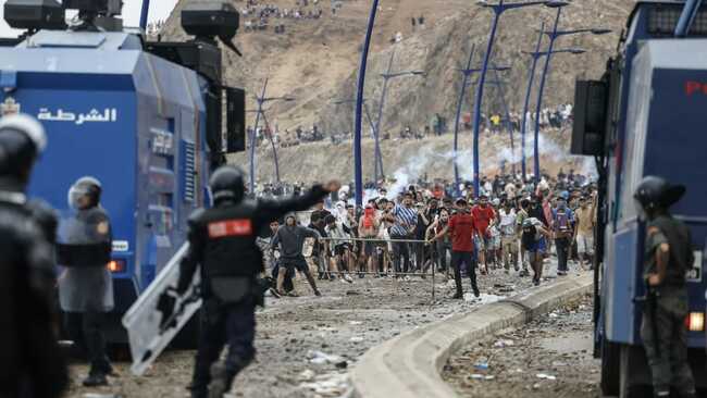 Spain working to reverse mass rush of Moroccan migrants