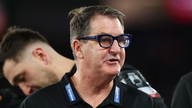 AFL Super Saturday Live: Blues, Lions clash in Marvel blockbuster; Lyon tees off at reporters after Swans’ comeback