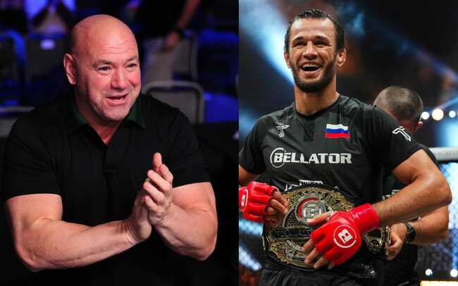 Dana White's smile accompanies telling one word response on Usman Nurmagomedov's potential future in the UFC