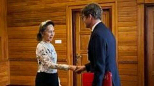Aung San Suu Kyi appears healthy in first confirmed outside contact for 2.5 years