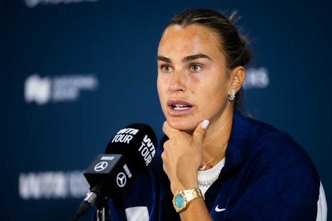 After speaking out against transgender athletes in women's sports, Aryna Sabalenka welcomes WTA's new gender-testing policy