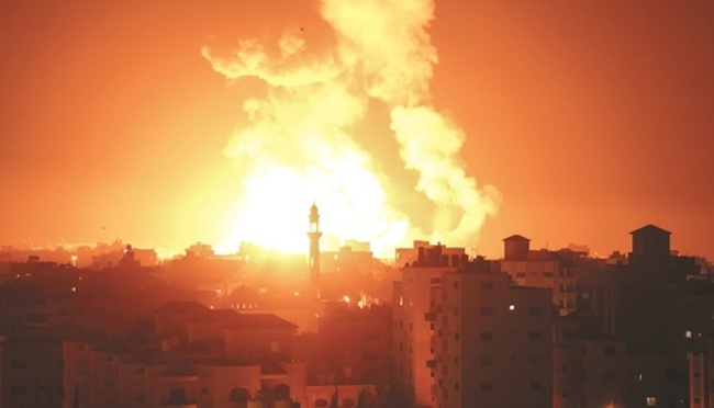 Israel bombs Gaza Strip after rocket fire