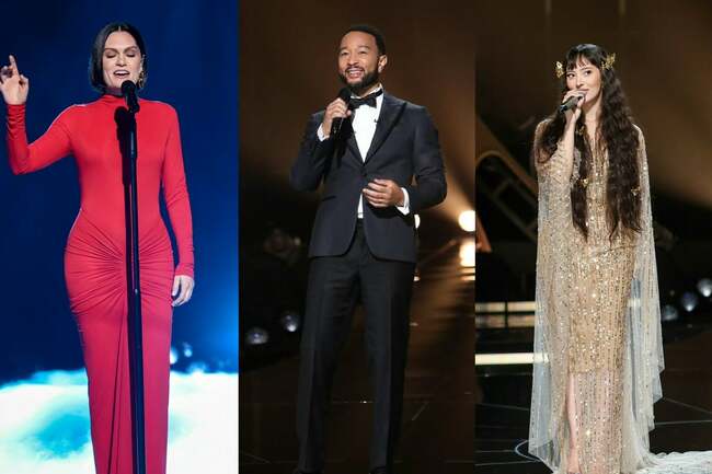 Jessie J and John Legend light up the Singer 2026 stage