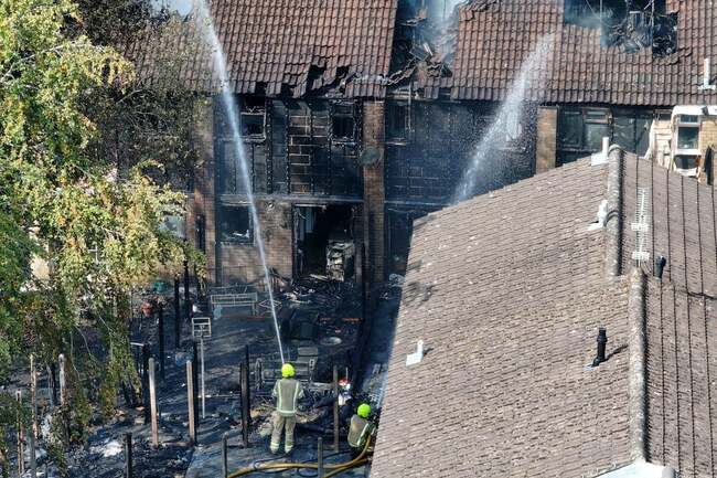 This is how long it took the first fire crew to attend devastating blaze in Crawley that affected 10 properties - former firefighter highlights 'inadequate' resources
