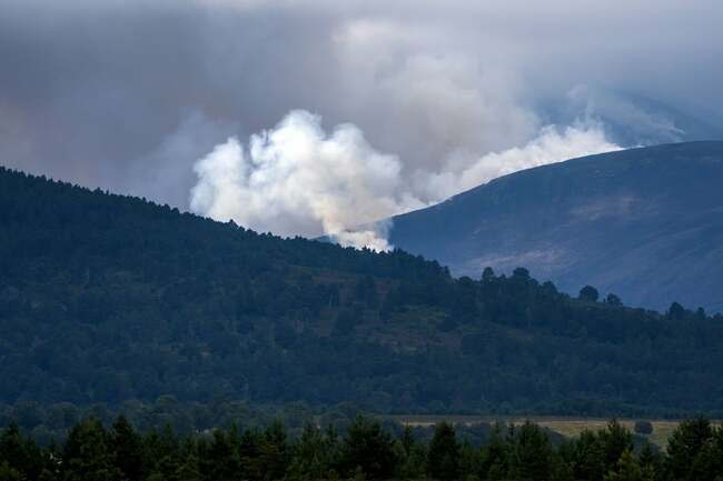 Government announce £3m fund to support businesses hit by Cairngorms wildfire