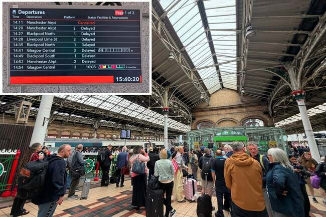 Network Rail give morning status update following yesterday's train chaos