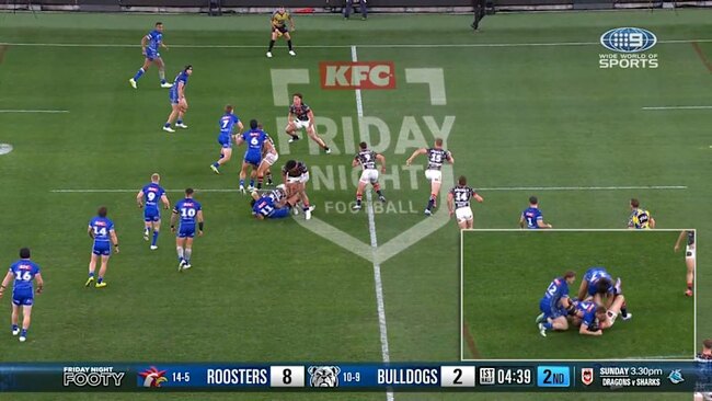 Tupouniua leaves with leg problem