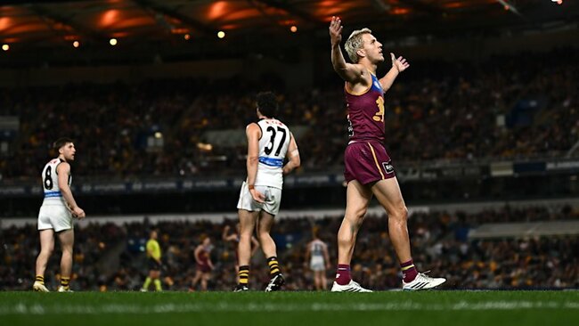 ‘Smashed, outplayed, outhunted’: Lions put the Hawks, and the rest of the AFL, on notice