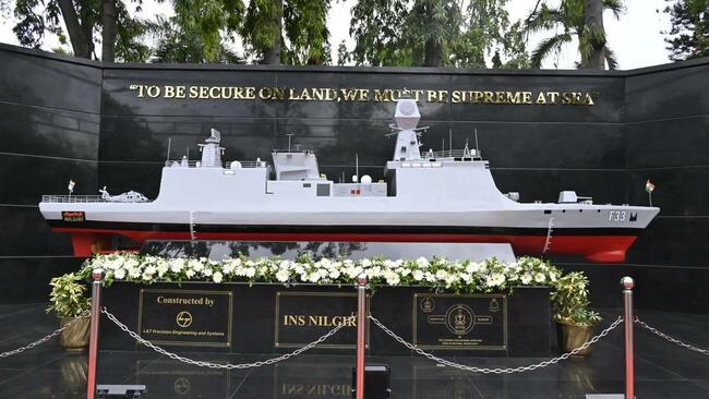 Model of INS Nilgiri unveiled in Coimbatore to inspire youth