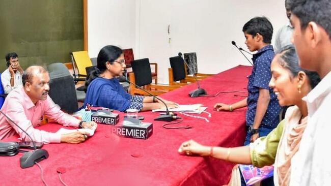 19 Plus Two students get admission for further studies at special camp in Pudukottai