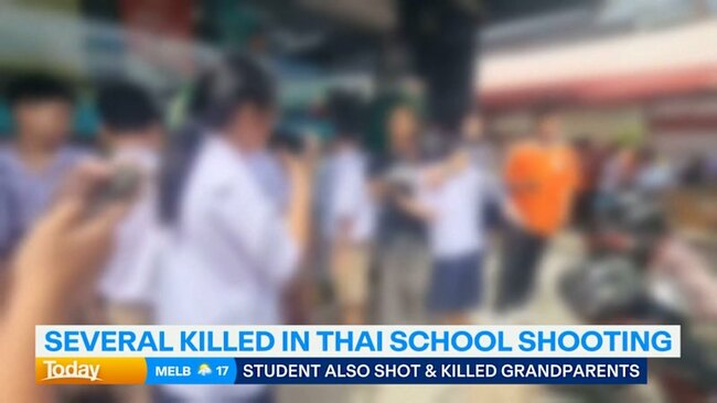 Thai Police say alleged gunman fatally shot grandparents as well as five others