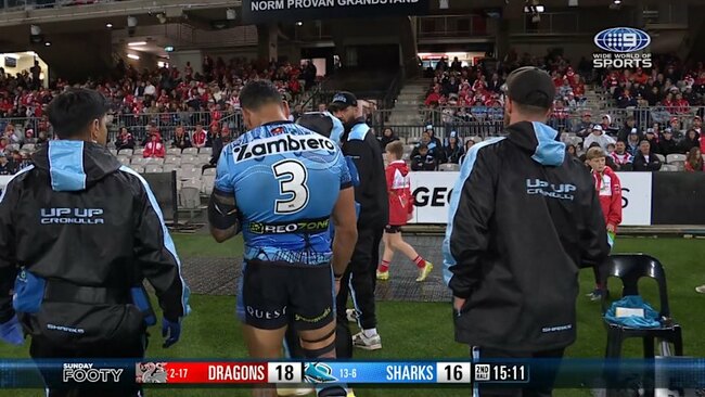 Injury blow hits Sharks star
