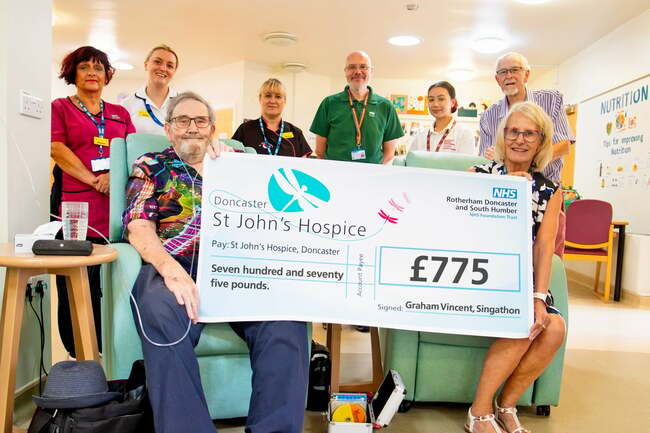 Doncaster hospice patient smashes fundraising target with singathon