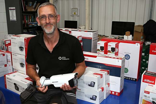 Security kit Mountain goes under hammer in Lincolnshire