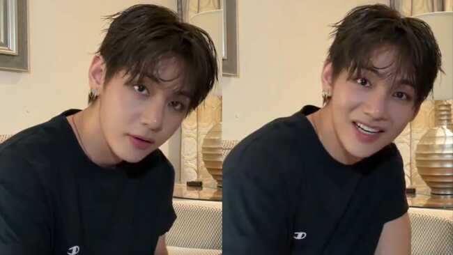 "GET WELL SOON TAEHYUNG" - Fans send well wishes after BTS' V reveals for the first time that he hears only 30% in one ear on Weverse Live