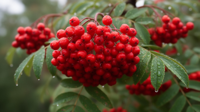 Rowan Berry Care: August Irrigation Crucial for Vitamin Rich Fruit
