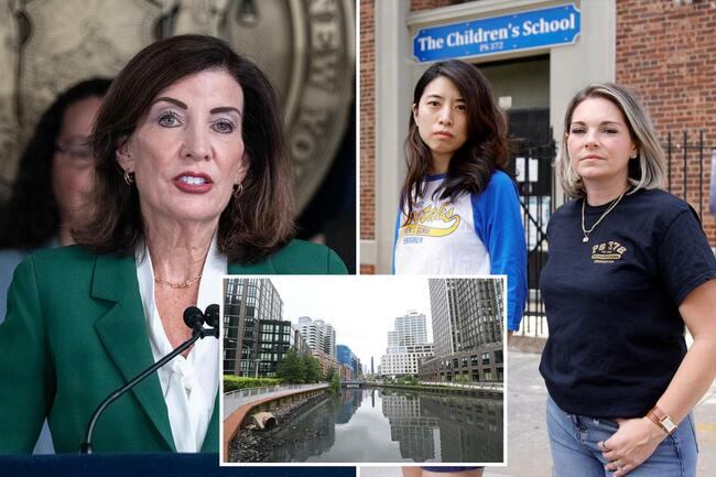 NYC school parents near Gowanus Canal demand Kathy Hochul resign for endangering kids
