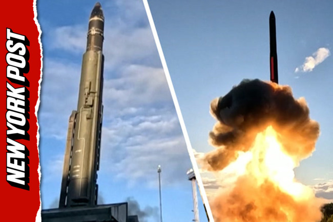 Russia test-launches Intercontinental ballistic missile as tensions with UK escalate