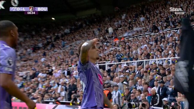 Cherries star beats Newcastle at the back post