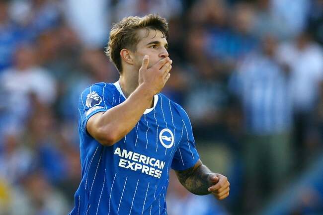 Brighton’s record signing makes his mark to deny Leeds