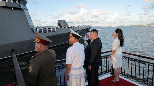 North Korea commissions 2nd naval destroyer as U.S., South Korea, Japan begin military drill