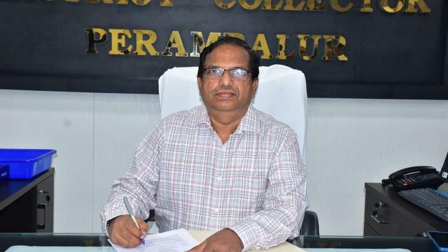 New Collector of Perambalur takes charge