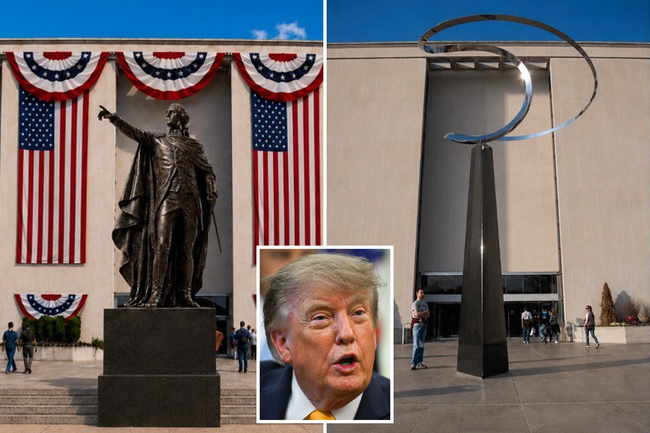 Trump demands Smithsonian replace ‘strange modernist’ sculpture that ‘inspires no one’ with 30-foot-tall ‘Washington Colossus’ 
