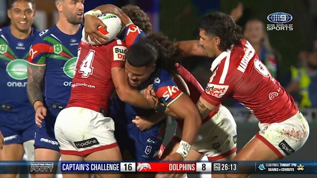 Warriors lucky with challenge call
